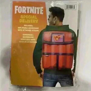 BNWT Sealed Inflatable Fortnite Special Delivery Backpack Accessory
